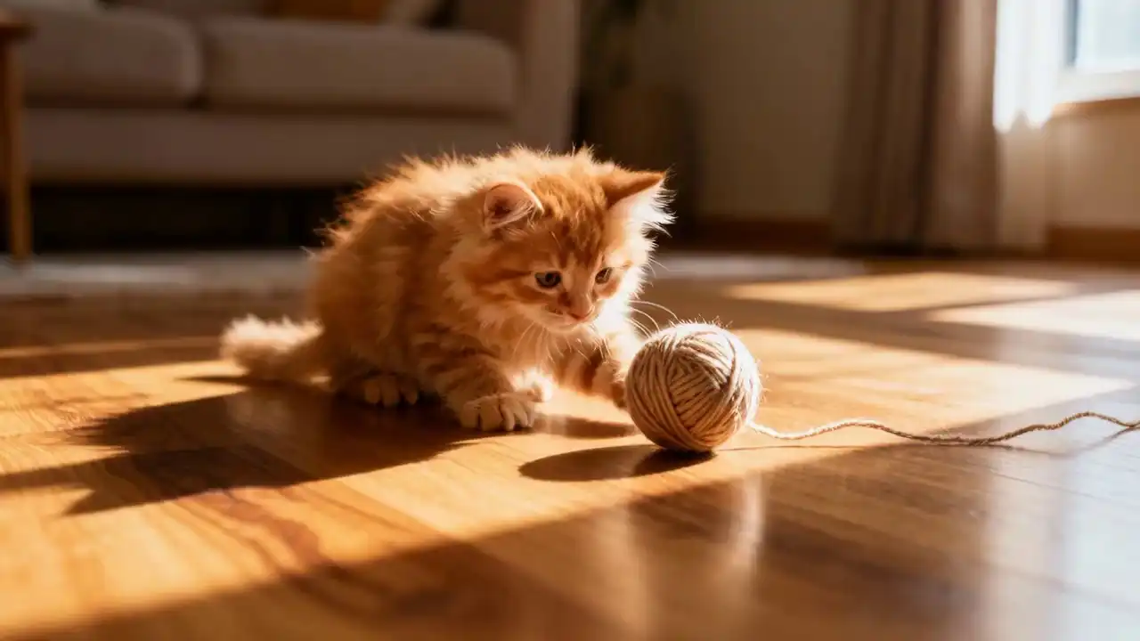Kitten Playtime Action